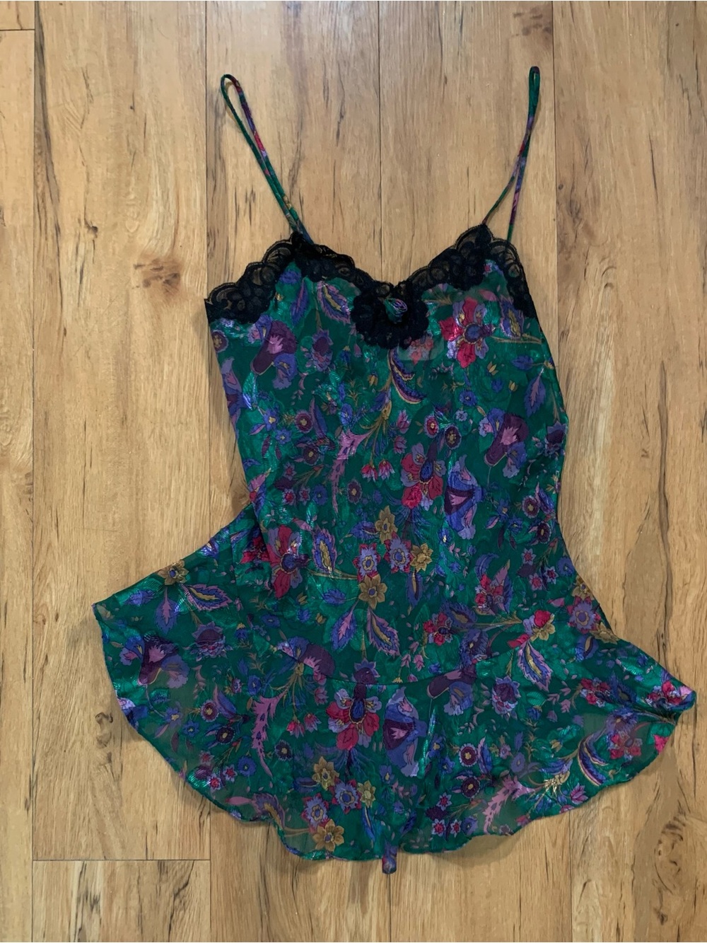 Gold label floral VS slip dress